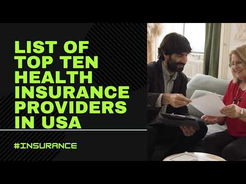 List of top 10 great health insurance providers in the USA