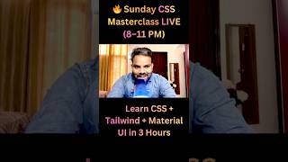 🔥 LIVE CSS Masterclass | Tailwind, Material UI, Bootstrap, Framer Motion, Styled Components