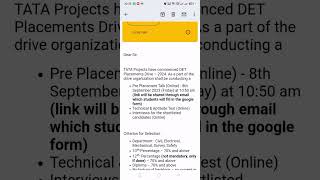 Tata Placement in Dseu Pusa