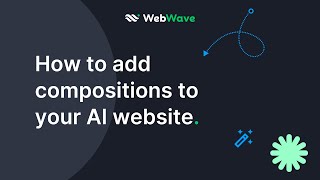 How to add compositions to your AI website | WebWave Quick Tips