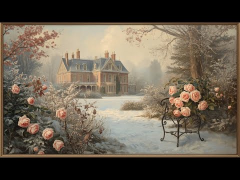 Samsung Frame TV Art | Romantic Home Ambience | Vintage Garden Estate | Elegant 4K Art