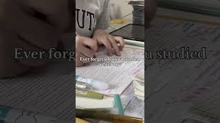 Day 17: do you forget after studying? 😭 #shorts #shortsfeed #study #studyhacks
