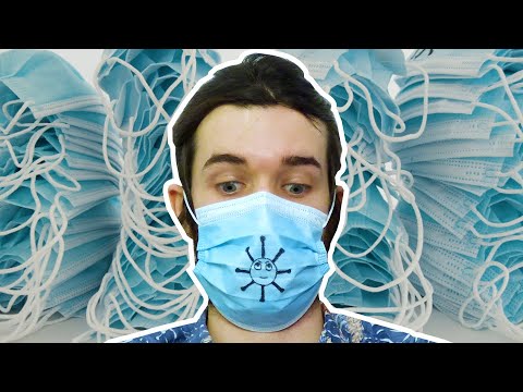 I made a stopmotion using 100 masks