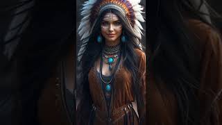 Native Girls  #aboriginalstories #gowithnatives #authenticvoices #fashion #nativeamerican #aiart
