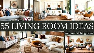 55 Living Room Interior Design | How to Mix & Match Pillows on a Sofa for an Eye-Catching Look 2025