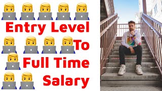 How to approach first web development job & working up to full-time salary programming dev job 2020