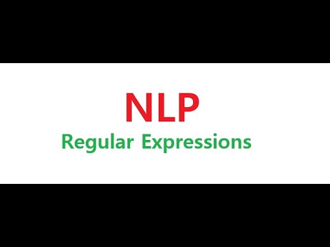 NLP : Regular Expressions