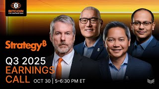 LIVE: Strategy (MSTR) Q3 2025 Earnings Call 🟧