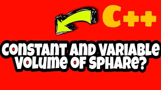 WAP TO FIND THE VOLUME OF SPHARE IN C++ , #shorts #ytshorts