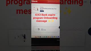 ICICI Bank aspire program onboarding #icici#ICICIAspireProgram#BankJob#JobAlert#FresherJobs#telugu