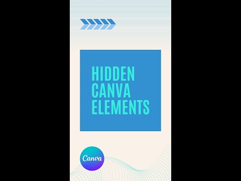 7 Secret Canva elements to make your designs (Part 3) #shorts #canvaelements #canvatips