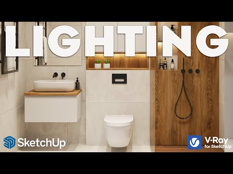 Interior Lighting Without Windows | V-Ray for SketchUp Tutorial