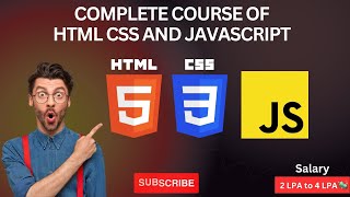 Complete Course of HTML, CSS & Javascript - Introduction | HTML, CSS & Javascript Tutorial in Hindi
