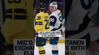 Safe to say the Finland-Sweden rivalry is alive and well 😅 (via @NHL/TT)