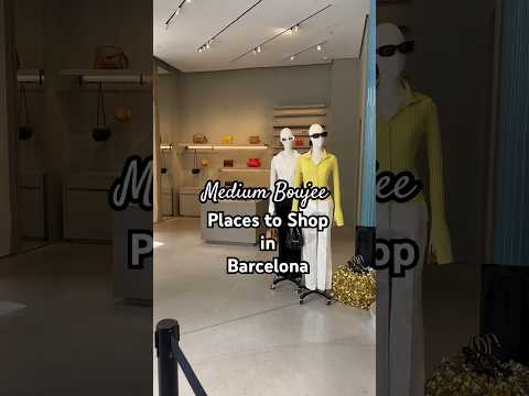 Medium boujee places to shop in #barcelona #barcelonavlog #barcelonashopping
