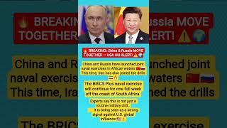 🚨 China, Russia & Iran Unite at Sea — Is This a Warning to the USA?#usa #vs #russia #china #global