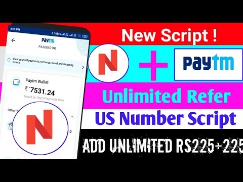 Otp bypass !! Unlimited Add Money !! Us Number Script !! ₹500 Paytm Cash !! Instant Payment