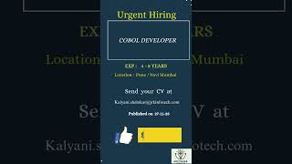 Cobol Developer #technology, #tech, #software, #programming, #coding, #developer, #softwaredeveloper