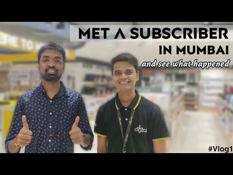 Met a Subscriber in Mumbai and See what Happened 🔥 !! | Mumbai Travel Vlog | V Talk