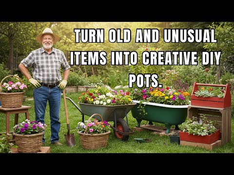 Turn Old and Unusual Items into Creative DIY Pots. Hack That You Have Never Seen Before!