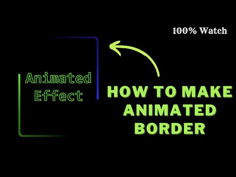 How To Make Border Effect Css3 | Dhruv Prajapati