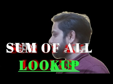 Sum of all Lookup || Substitute of Hlookup || how to use lookup