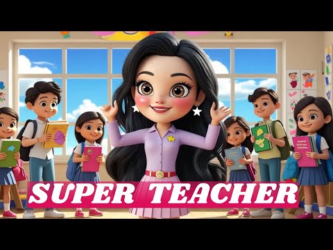 Super Teacher 🧑‍🏫🏫 |  Kids Song  #BrightWonder  #SuperTeacher #kidssingalong