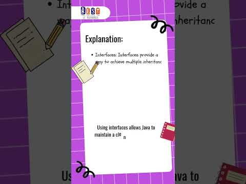 Part -2 Java Interview Must-Know: Can You Extend Multiple Classes? - BEST IT ACADEMY