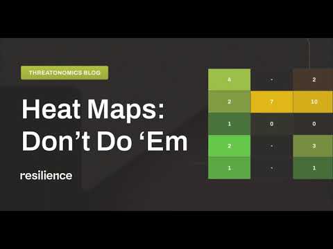 Heat Maps: Don’t Do ‘Em | A New Way to Manage Cyber Risk