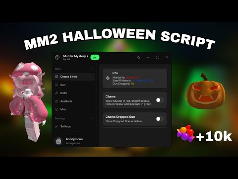 MM2 SCRIPT │ NO KEY, AUTOFARM, PASTEBIN │🎃HALLOWEEN UPDATE 2025 🎃