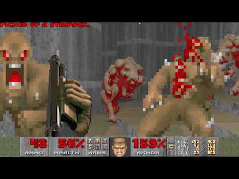 Ultimate Doom: Knee-Deep in the Dead (Episode 1) - Ultra-Violence Speedrun in 7:55 (9:19)