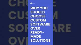 Custom Software vs Ready-Made: Why Fit Matters #CustomSoftware #BuildSmart #StartupJourney