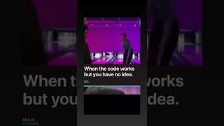 Somehow it worked 😂😂🤣#comedy  #coding #programming #programmer #coder #codinglife #funny #humor