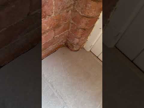 Scribed flagstones to existing masonry, in our current barn conversion. #barnconversion #tiles #wow