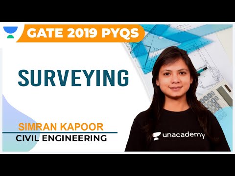 Surveying PYQs | GATE 2019 | Civil | Simran Kapoor