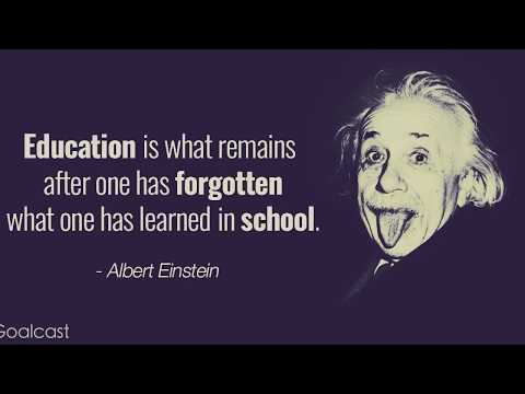 Albert Einestine life changeable motivational video