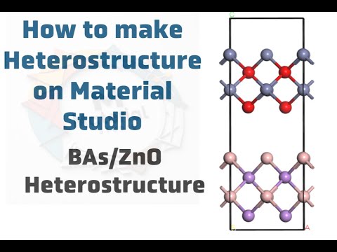 How to Make Heterostructures in Materials Studio | Layer Structure |Simple Heterostructure |