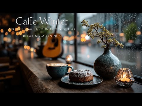 December - Cozy Winter Guitar Music | Warm Acoustic Cafe Ambiance for Relaxing Mornings ☕