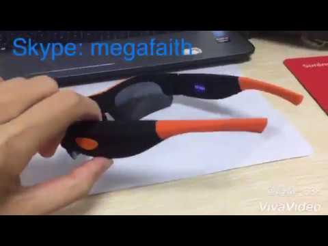 1080P wide angle sunglasses hidden camera