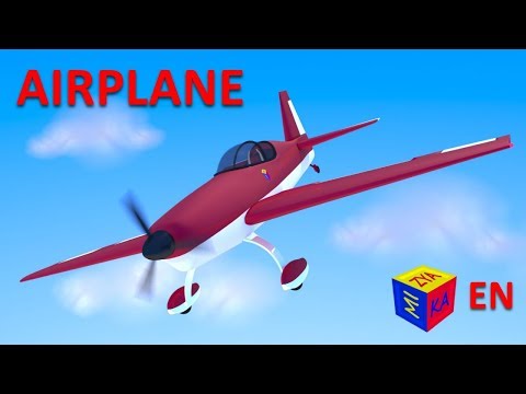 How airplanes fly for kids. Construction game: AIRPLANE educational cartoon for children