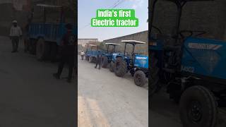 India’s first 45HP Electric ⚡️ Tractor #electrictractor #shortsfeed