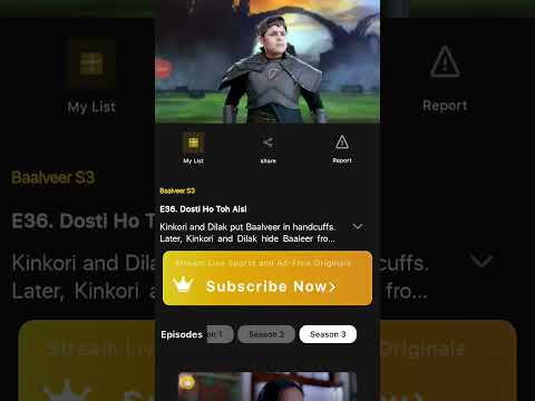 📱📱Baalveer Season 3 Free Mein Kaise Dekhen | How To Watch Baalveer 3 | Balveer Season 3 Kaise Dekhen