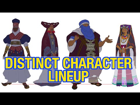 Creating Distinct Character Lineups | Student Feedback (Masterclass)