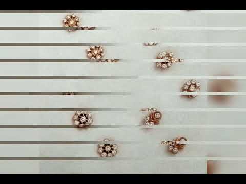 ✨simple light weight gold earring designs...