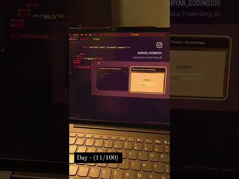 Day - (11/100) #100daycodingchallenge #100daycodingchallenge #100daychallenge #100dayproject
