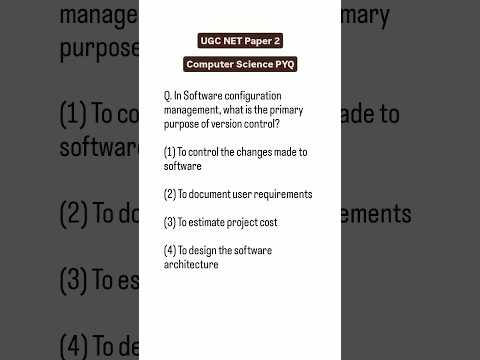 UGC NET Computer Science Previous Year Question #shorts #ugcnet #computerscience #paper2