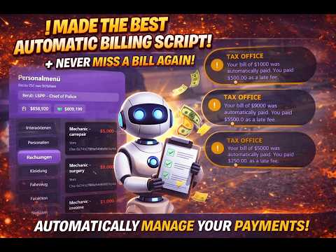 Automated Bills/Invoices FiveM Script