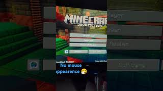 Mouse cursor disappearing ,  #minecraft #minecraftcracked