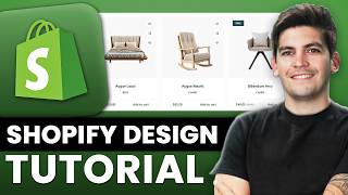 Shopify Website Design Tutorial 2025 - Beginner to Pro ✅