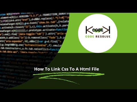 Html Css Crash Course pt 2 | How To Link Css To Html | Code Resolve